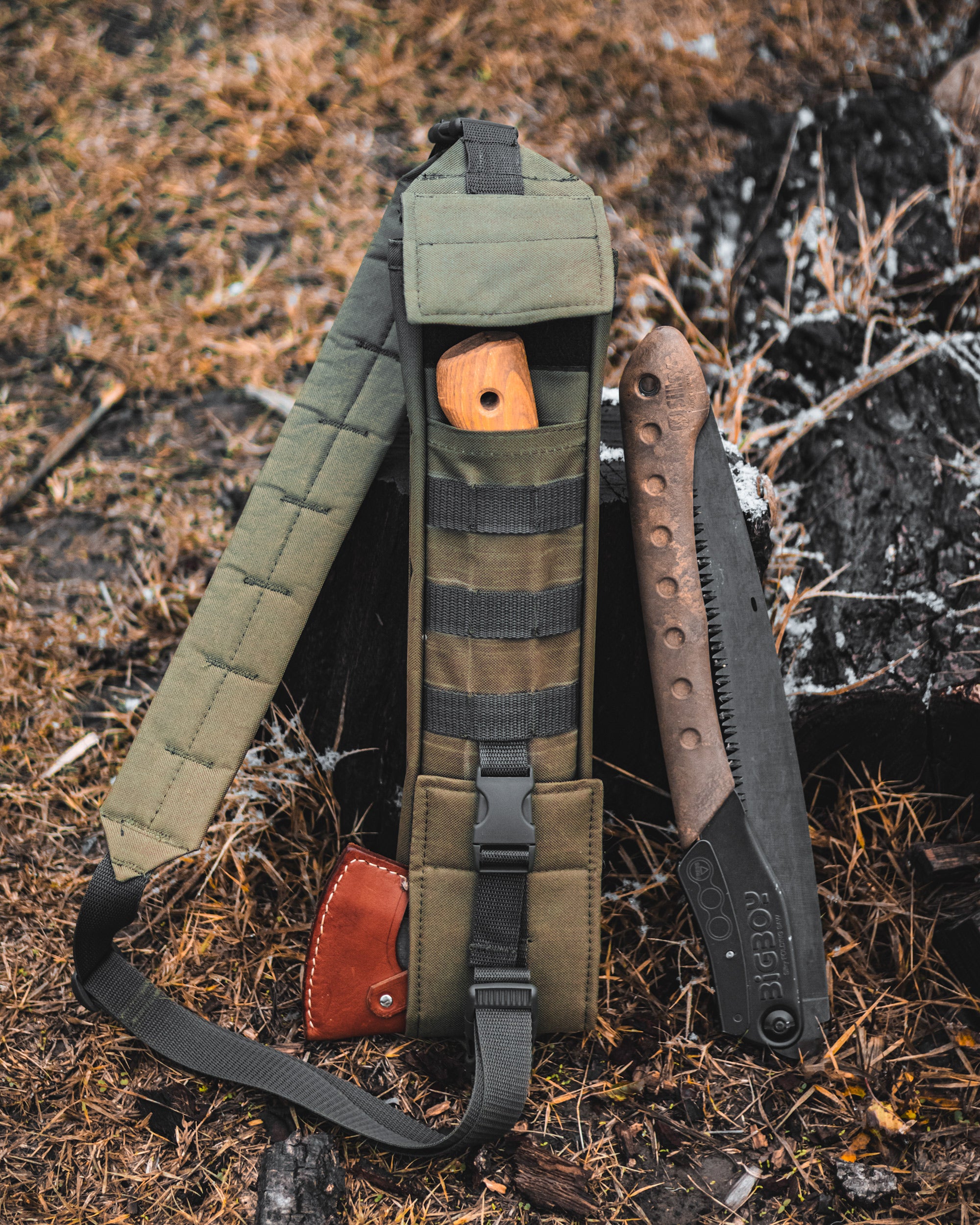 Unveiling the Ultimate Companion for Outdoorsmen: The Silky Bigboy 2000 and Small Forest Axe Shoulder Carry Case