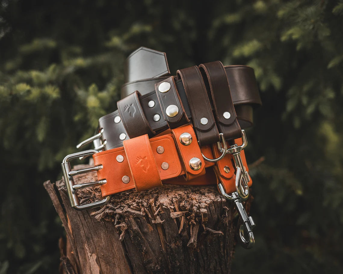 Bushcraft Leather Utility Belt 50mm