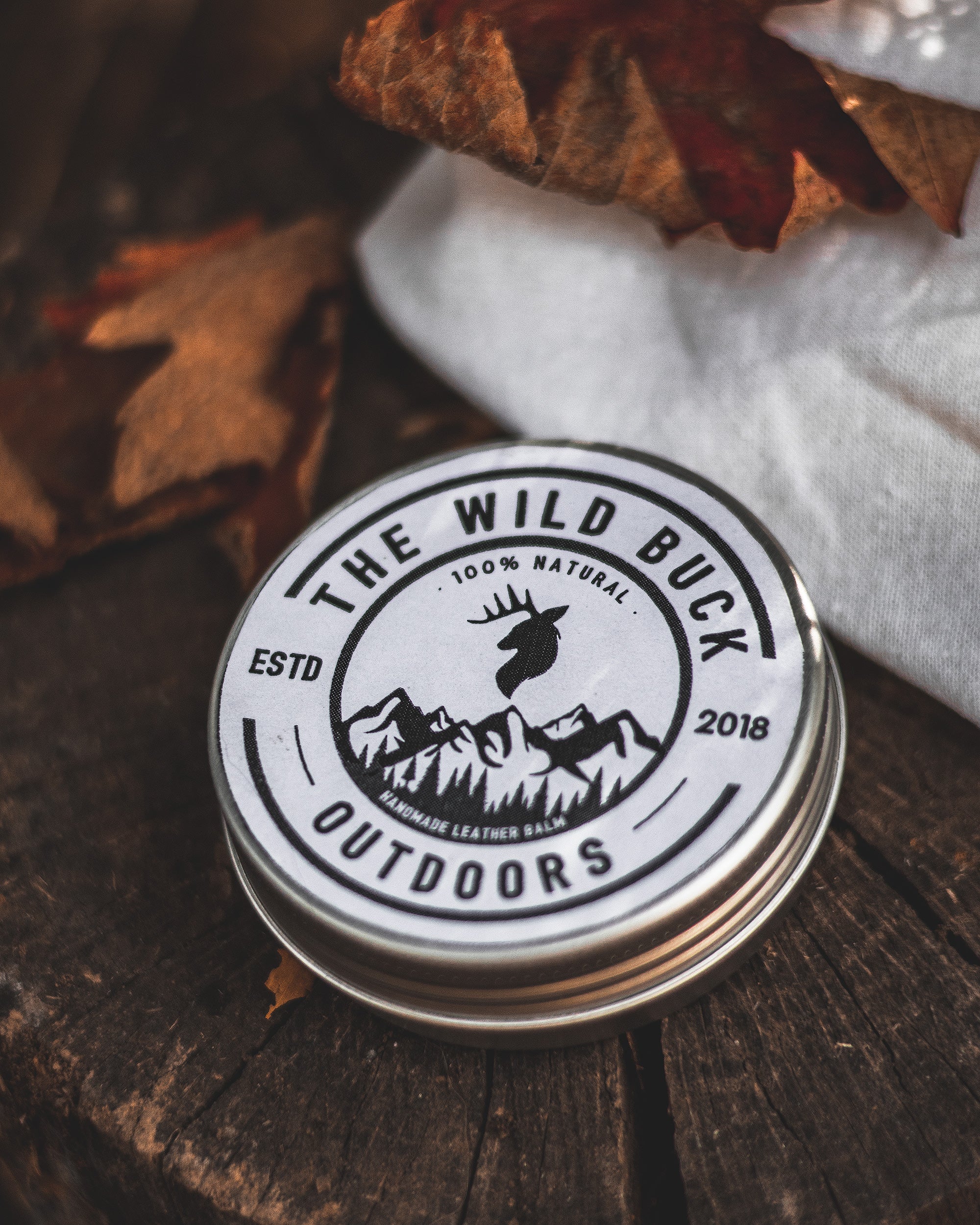All Natural Leather Balm 1oz The Wild Buck