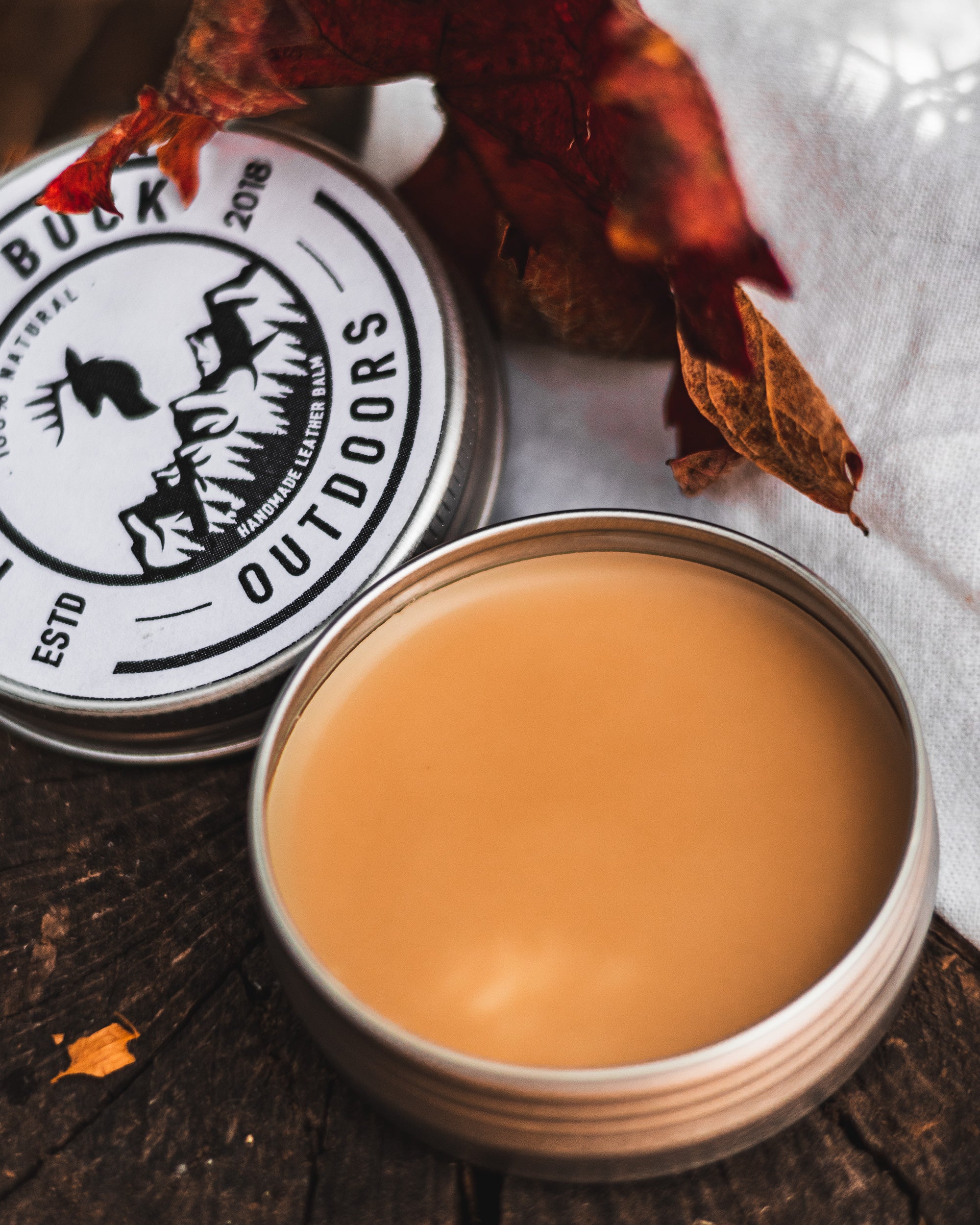 All Natural Leather Balm 1oz The Wild Buck