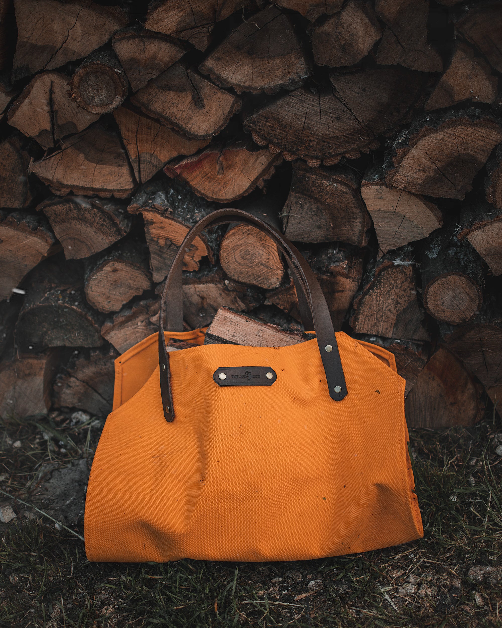 Canvas Log Carrier The Wild Buck