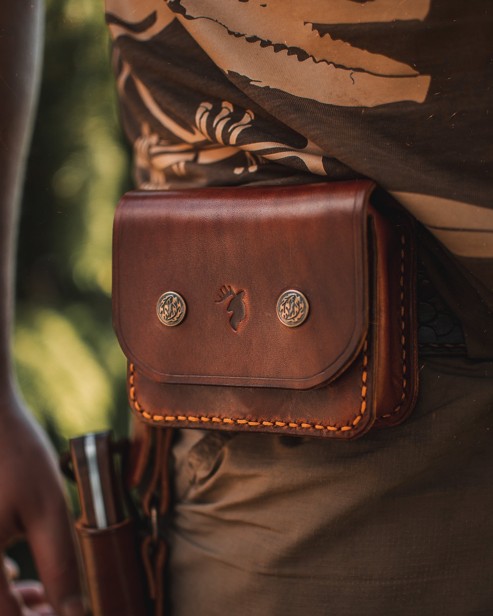 Bushcraft Leather Belt Bag