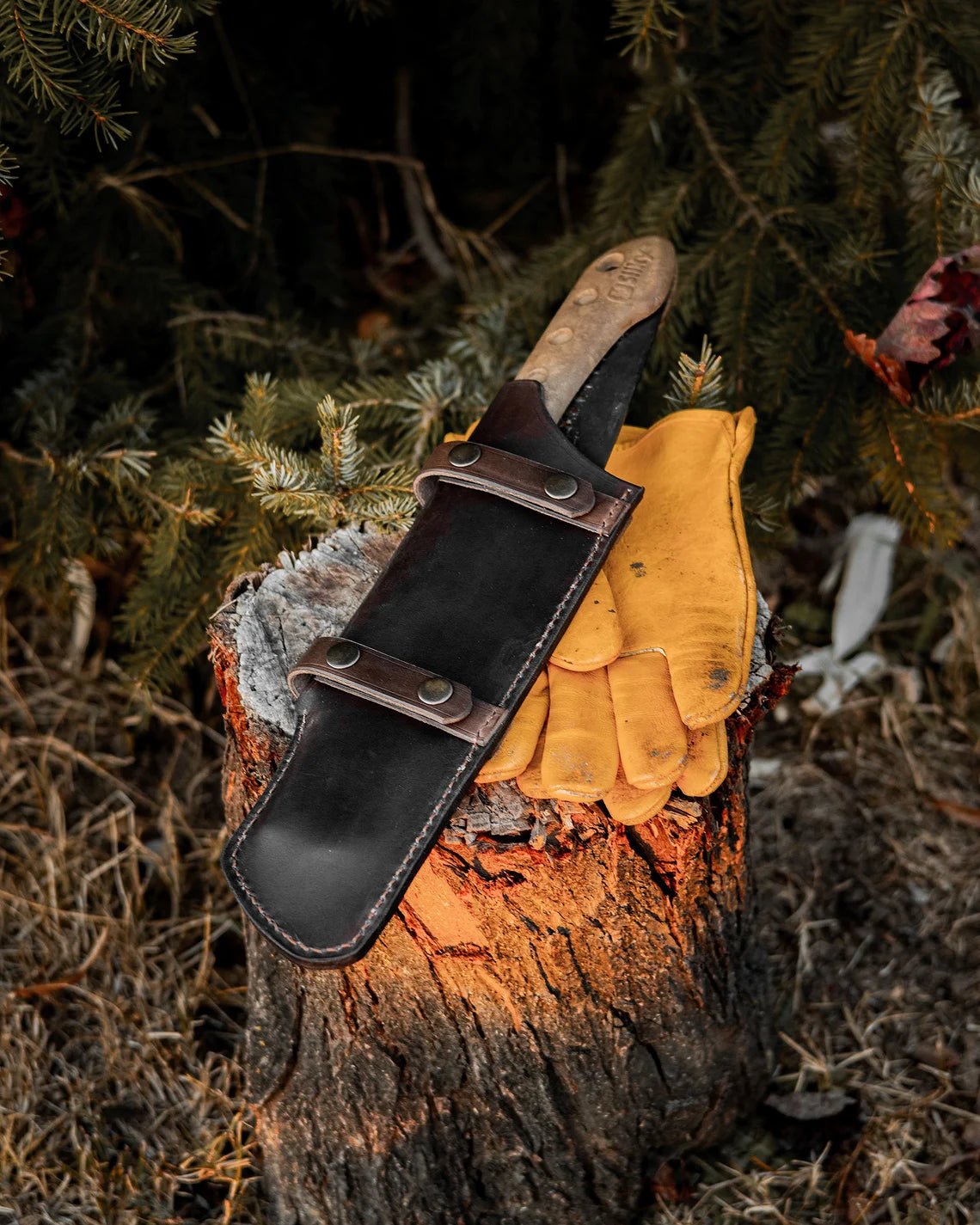 Leather Horizontal Sheath for Silky BigBoy 2000