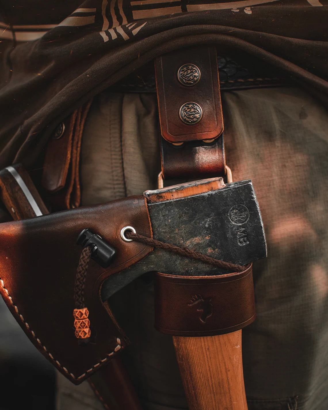 Detachable Leather Axe Holder