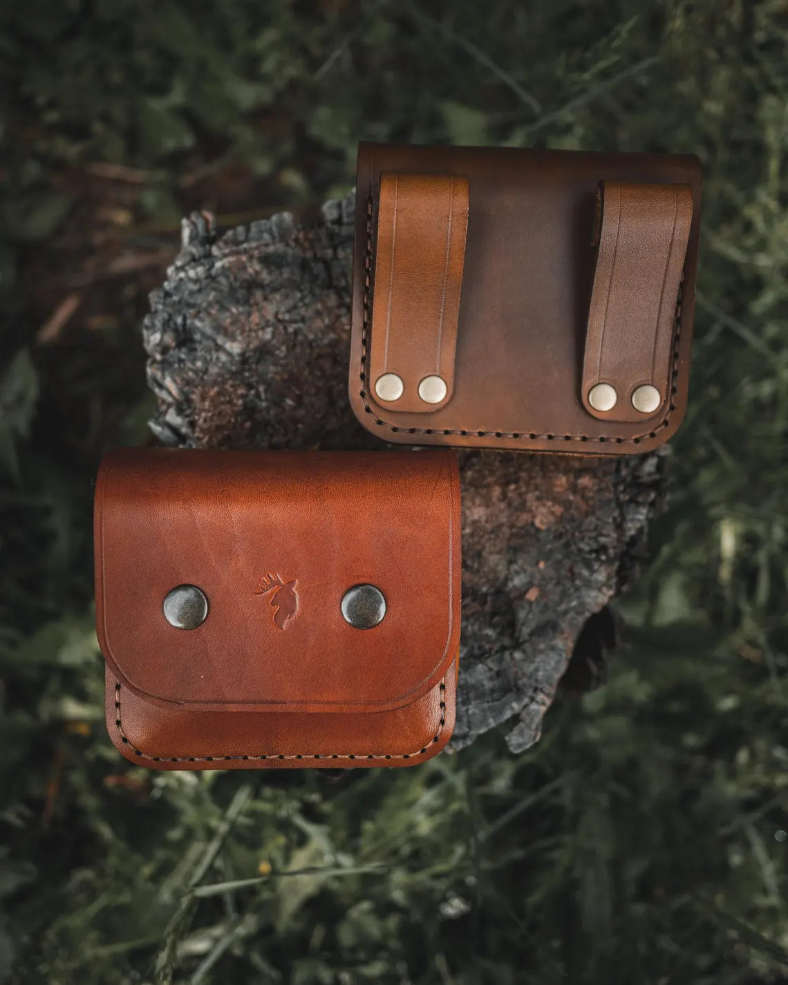 Tin Kit Bushcraft Leather Belt Bag