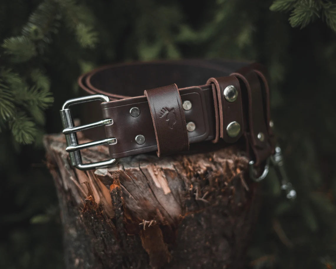Bushcraft Leather Utility Belt 50mm