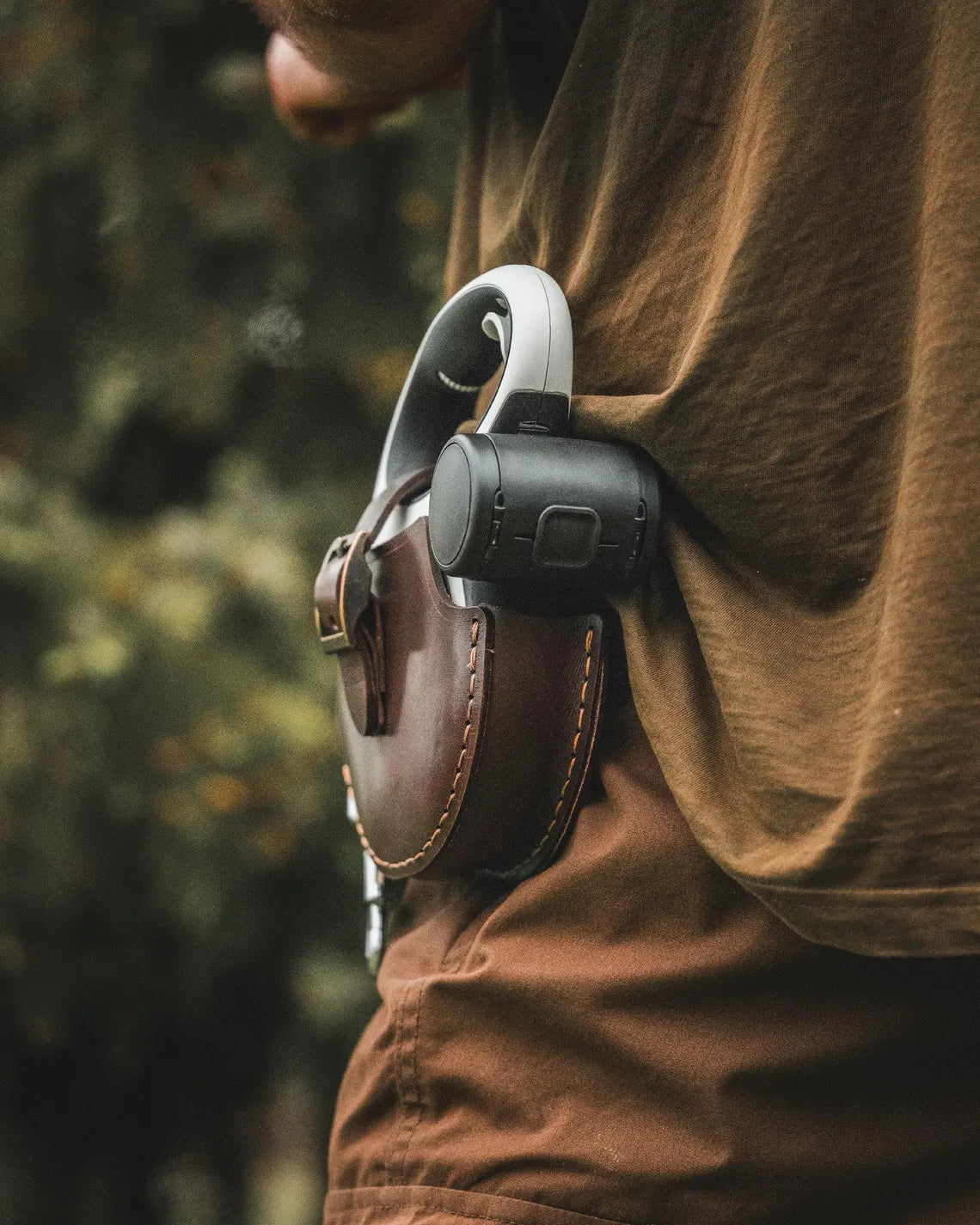 Leather Holster for Flexi Comfort L 8m Dog Lead