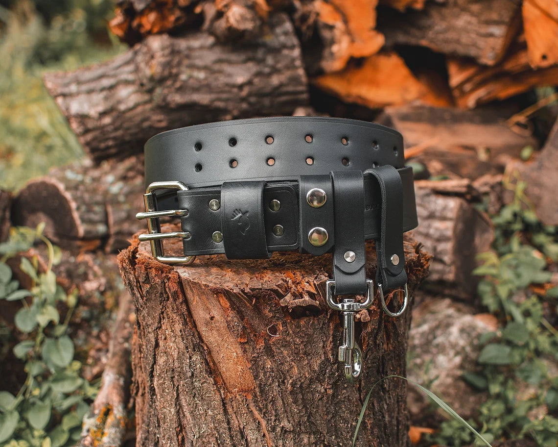 Bushcraft Leather Utility Belt 50mm