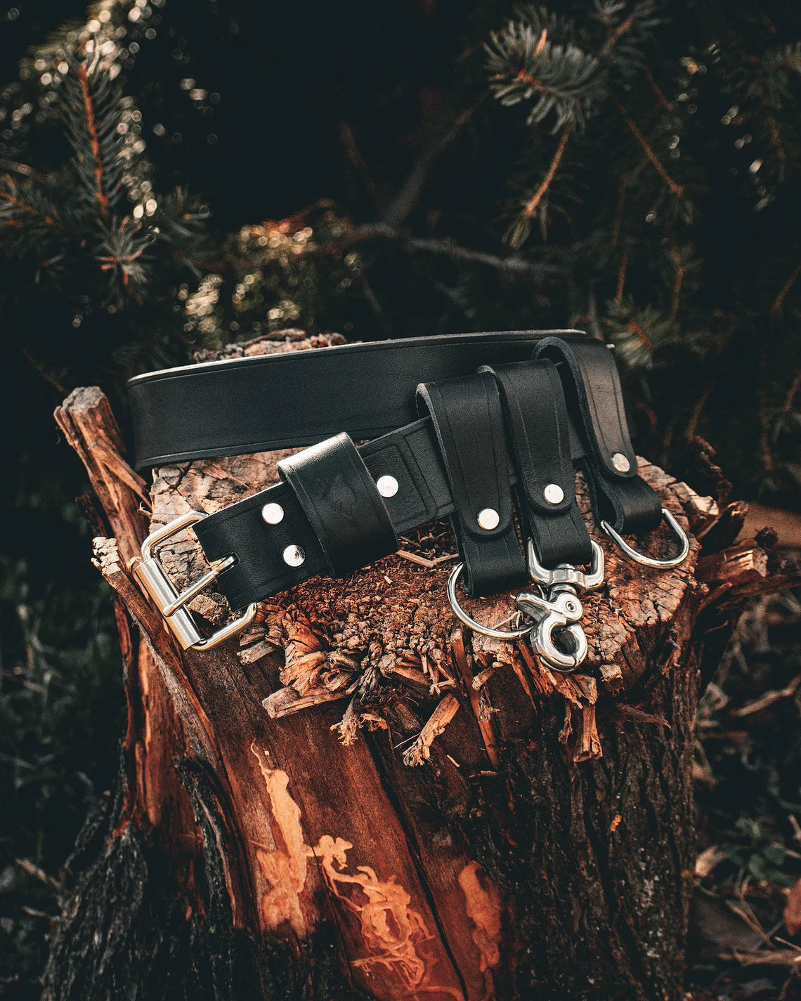 Bushcraft Leather Utility Belt 38 mm