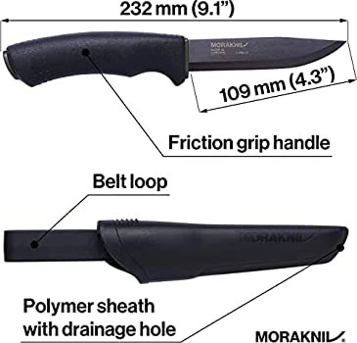 Leather Scout Carry Bushcraft Sheath