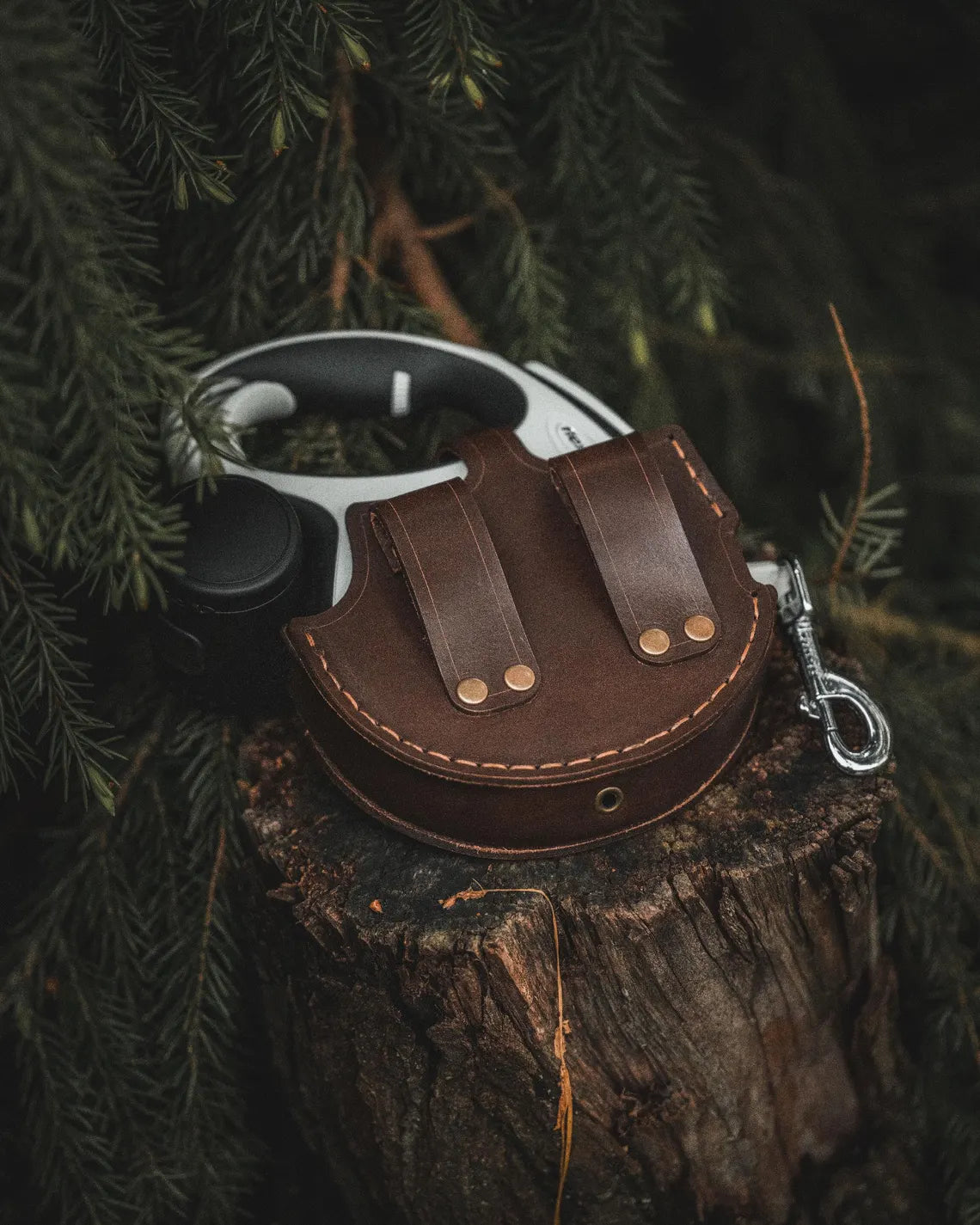 Leather Holster for Flexi Comfort L 8m Dog Lead