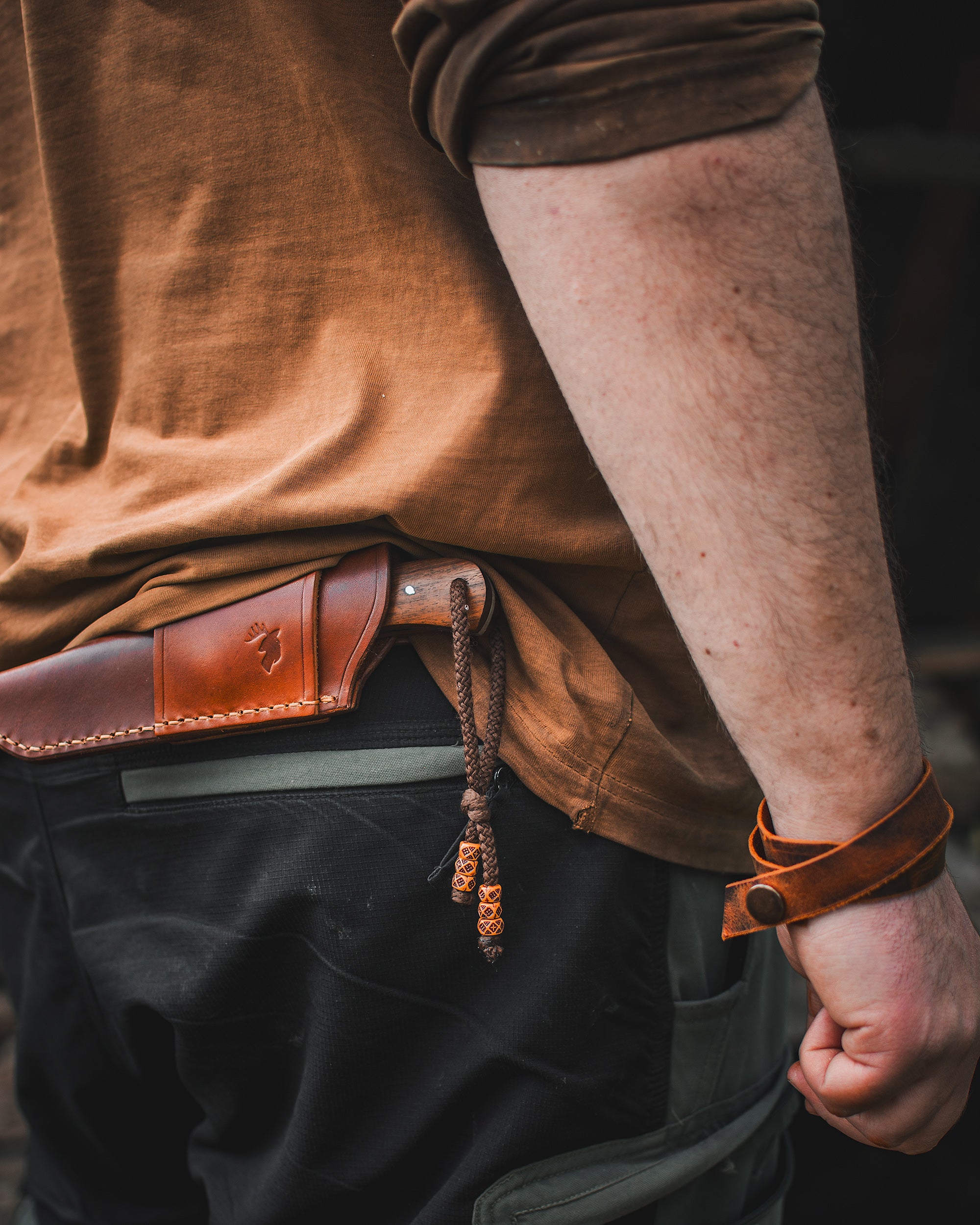 Scout Carry Bushcraft Leather Sheath