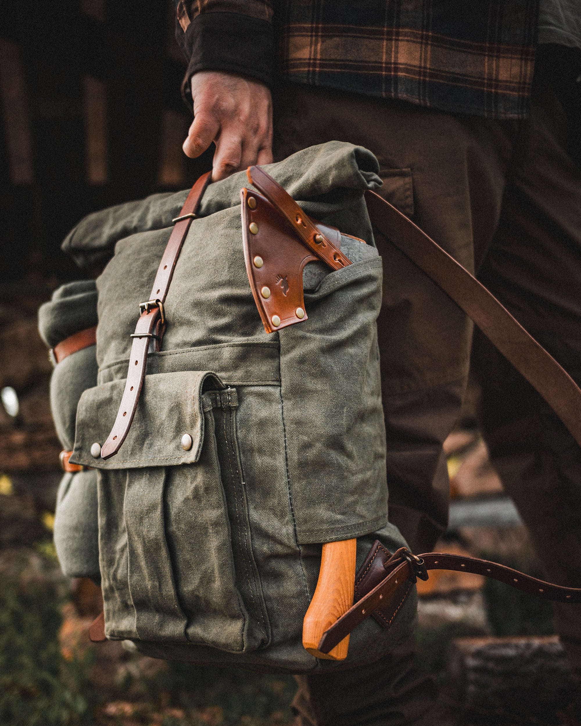 The Unsung Hero of Bushcraft: Waxed Canvas Backpacks