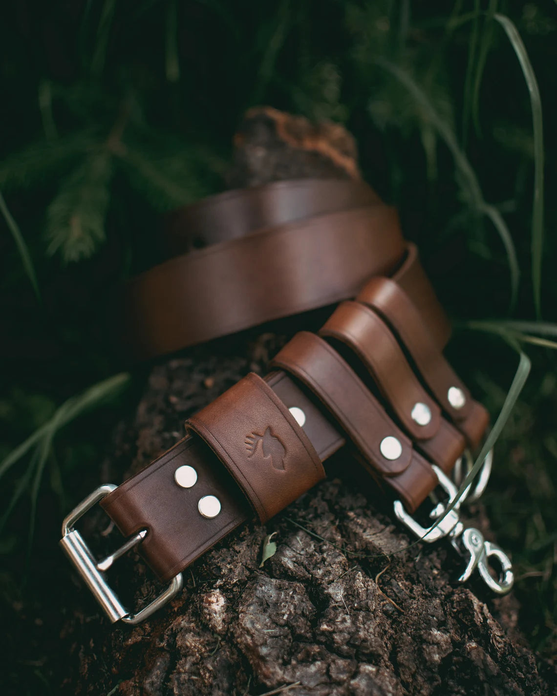 Bushcraft Leather Utility Belt 38 mm