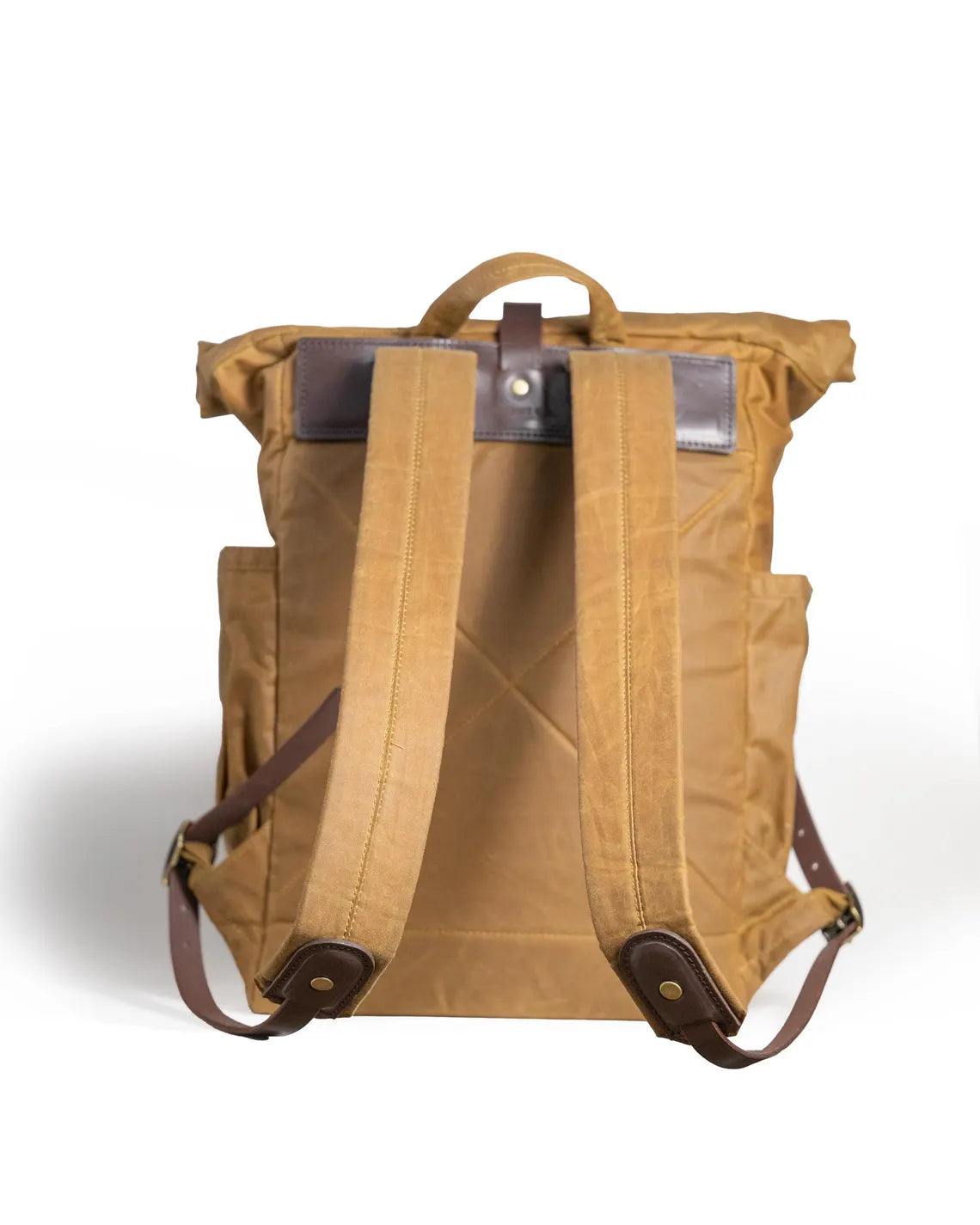 Oilskin Outdoor Roll Top Backpack in Coyote Desert