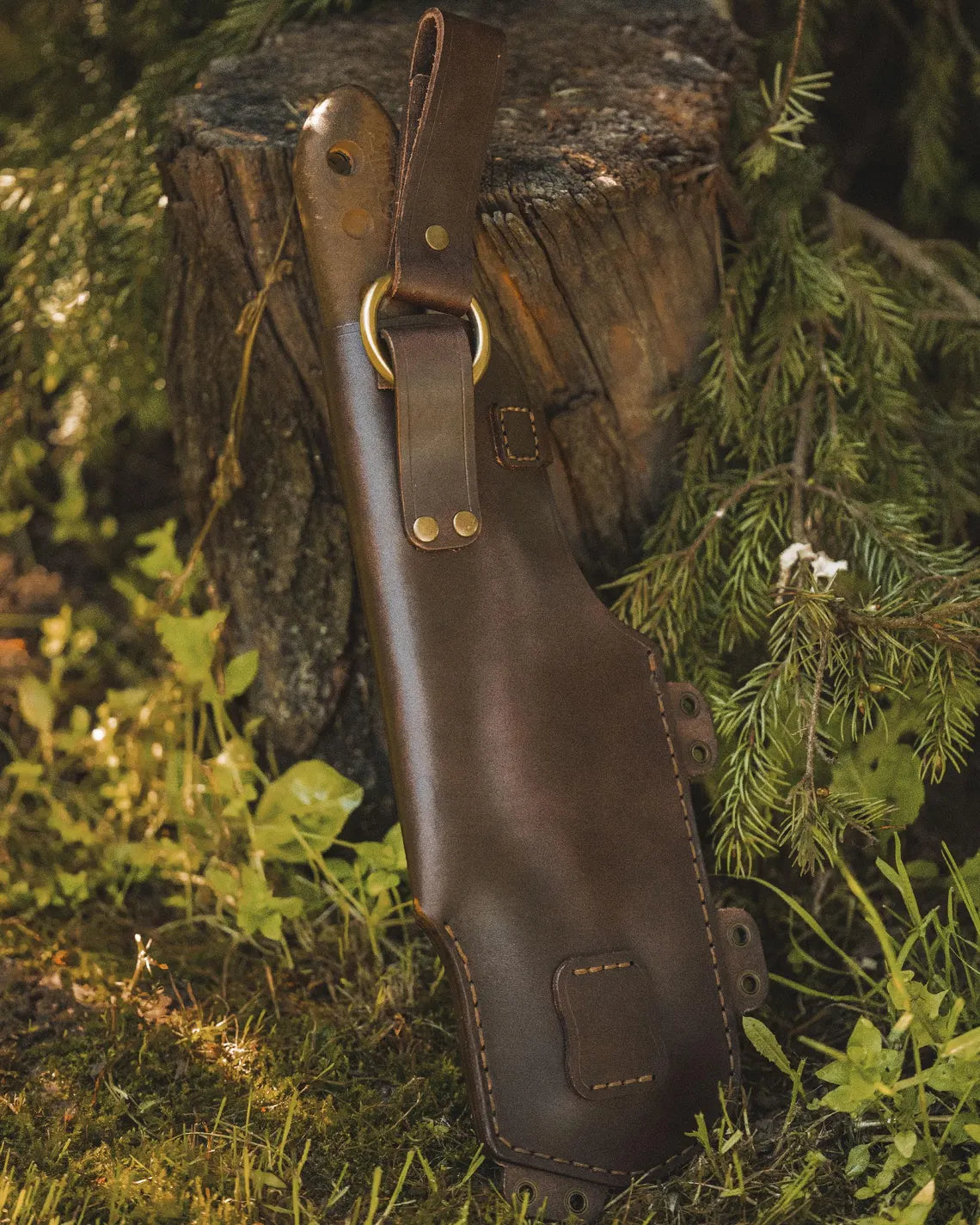 Bushcraft Leather Sheath for Silky BigBoy 2000