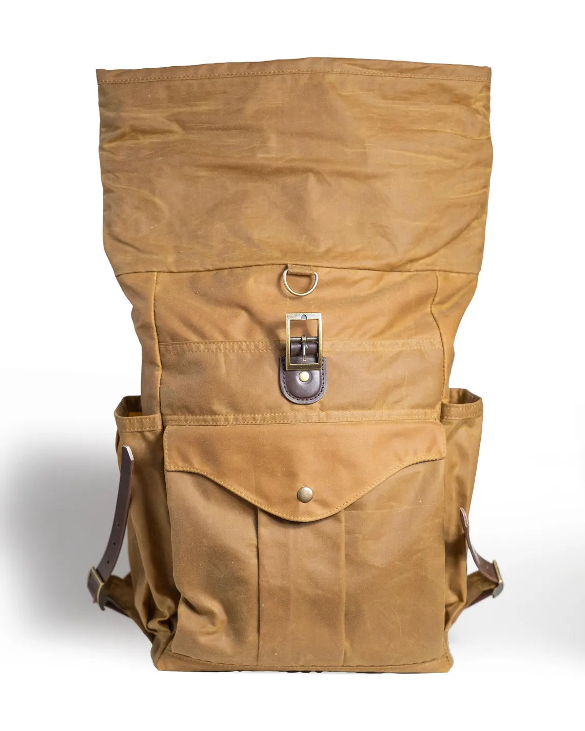 Oilskin Outdoor Roll Top Backpack in Coyote Desert