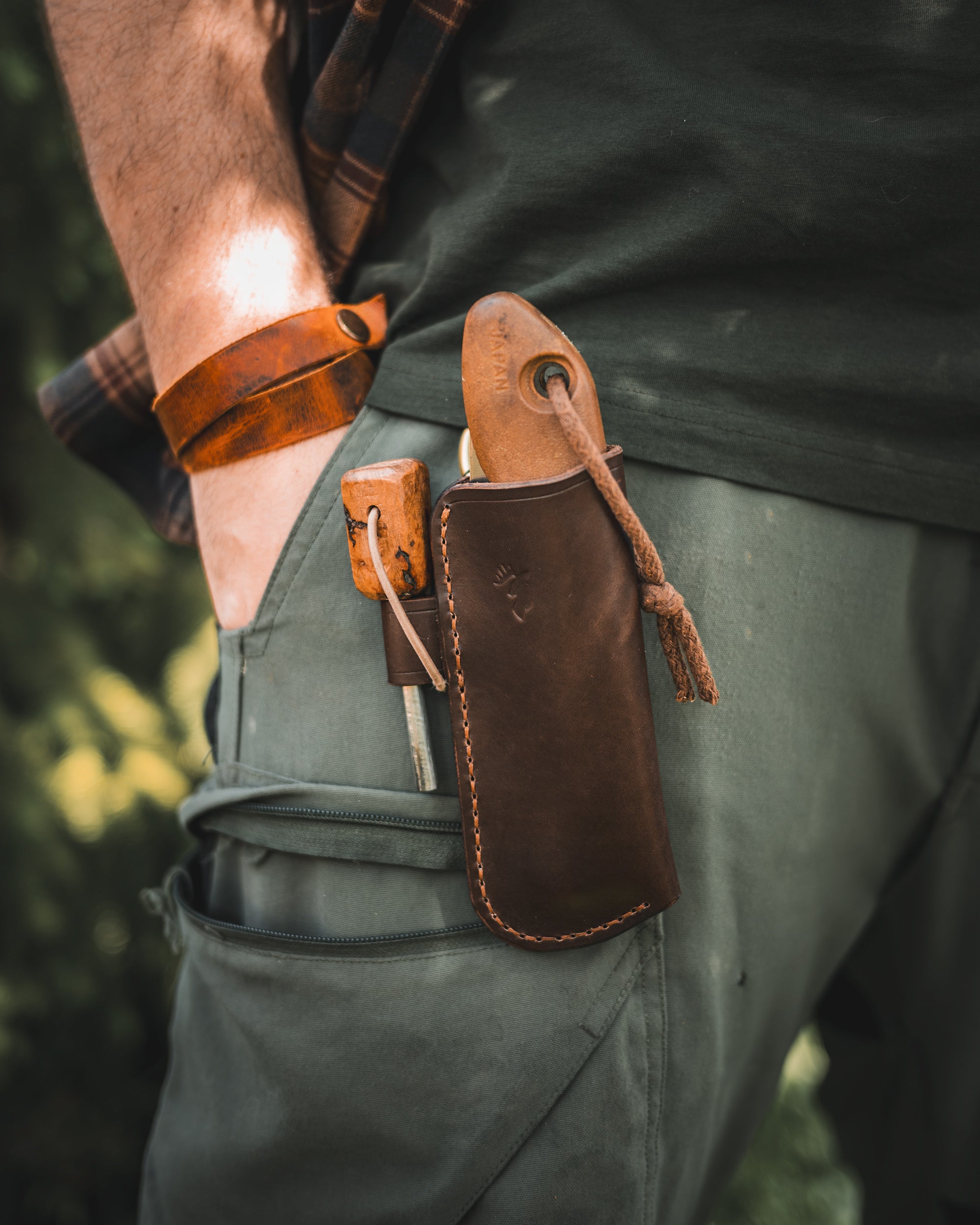 高速 割引 2025 西日本 Leather Saw Folding 170 PocketBoy Silky Sheath Ferro with クラフト・布製品