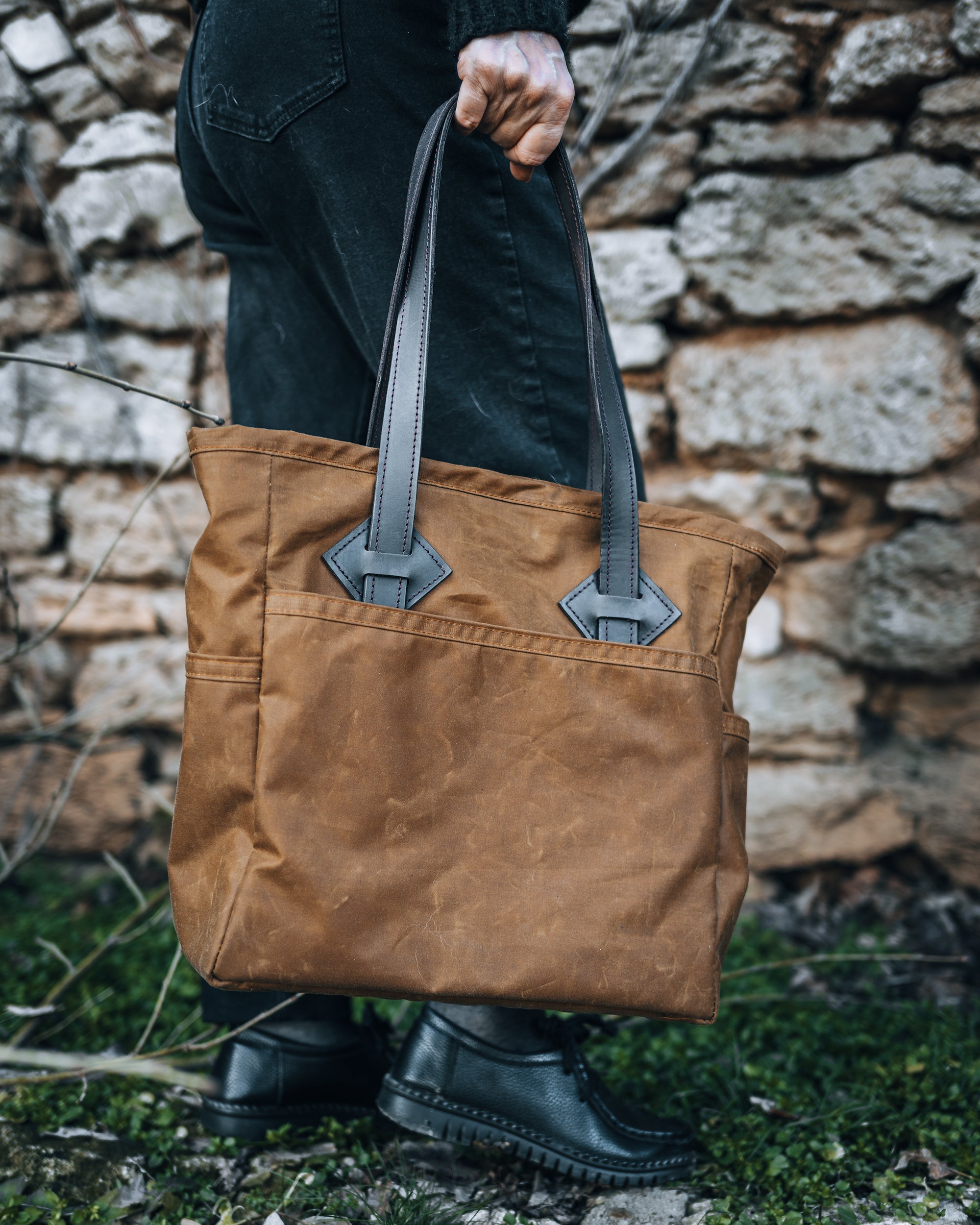 Heritage Oilskin Tote Bag