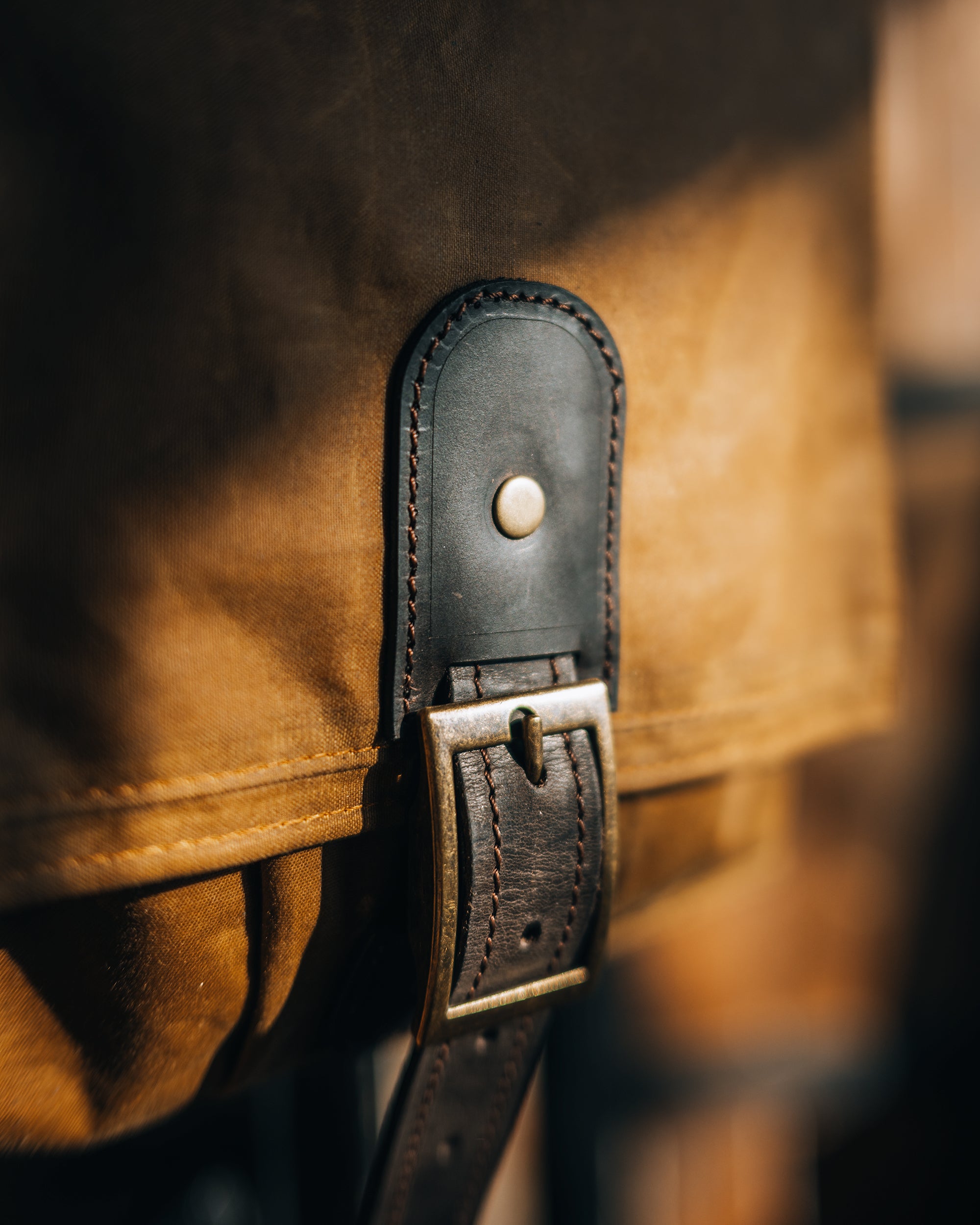 Waxed Canvas Oilskin Satchel