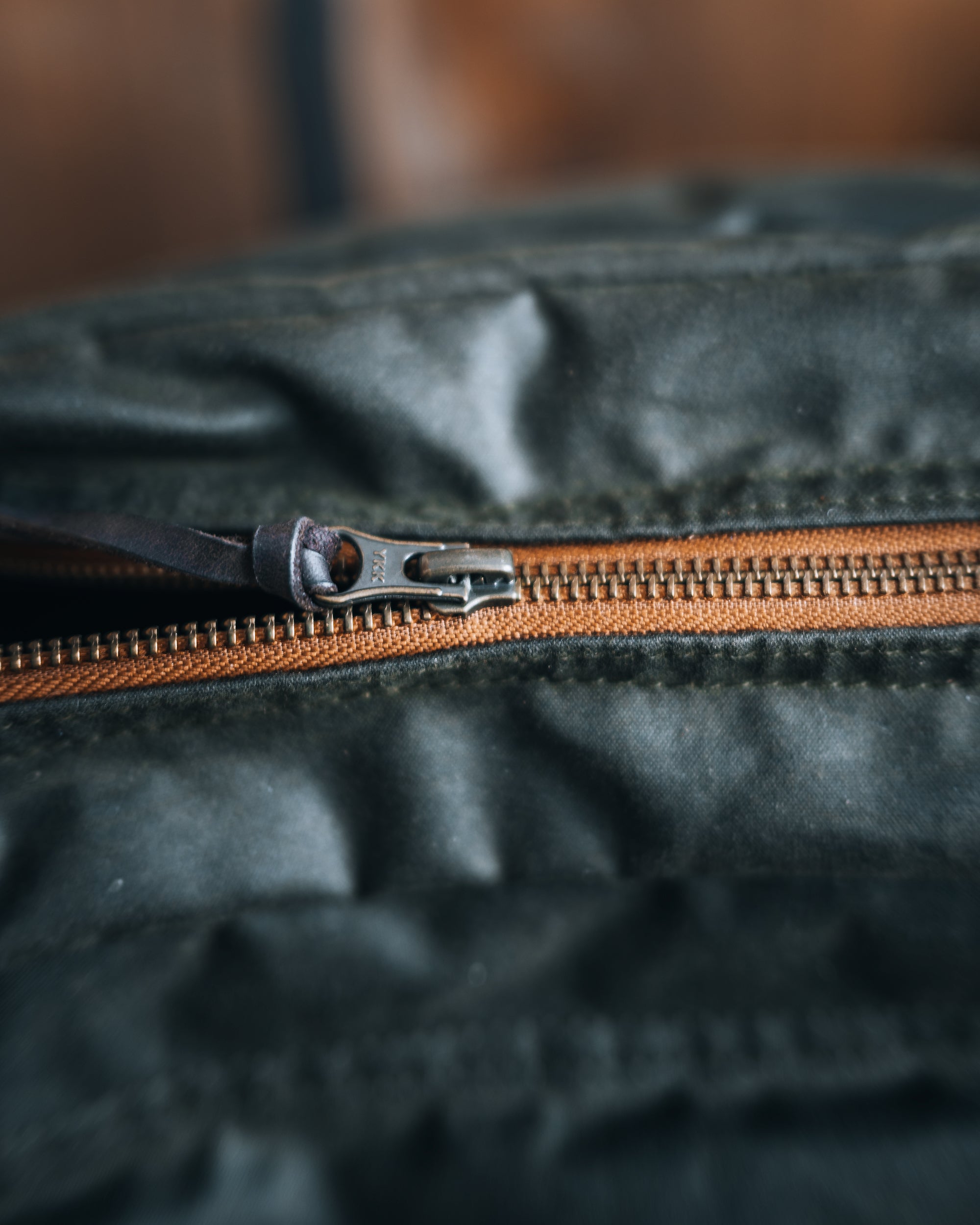 Waxed Canvas Oilskin Small Messenger Bag