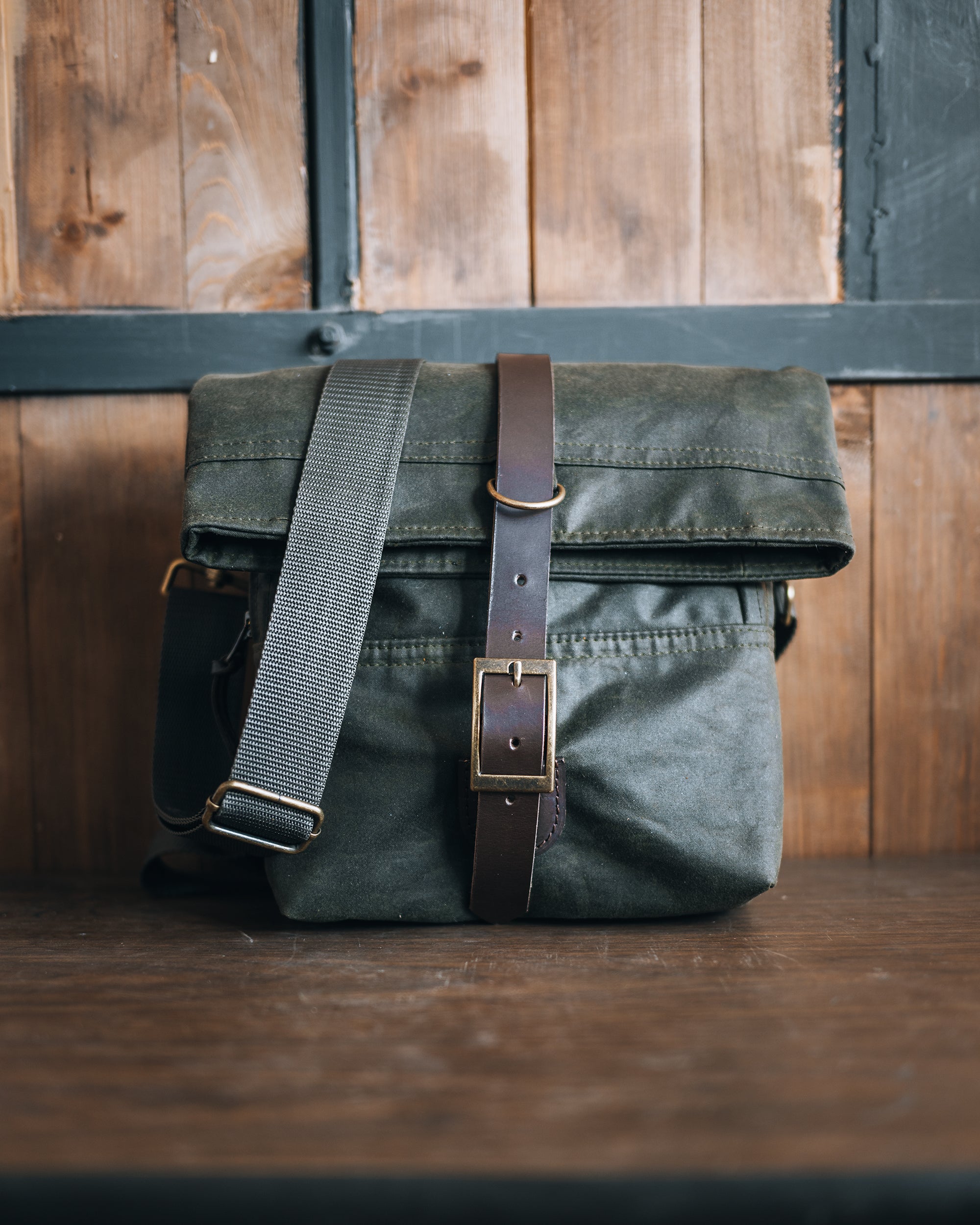 Waxed Canvas Oilskin Satchel