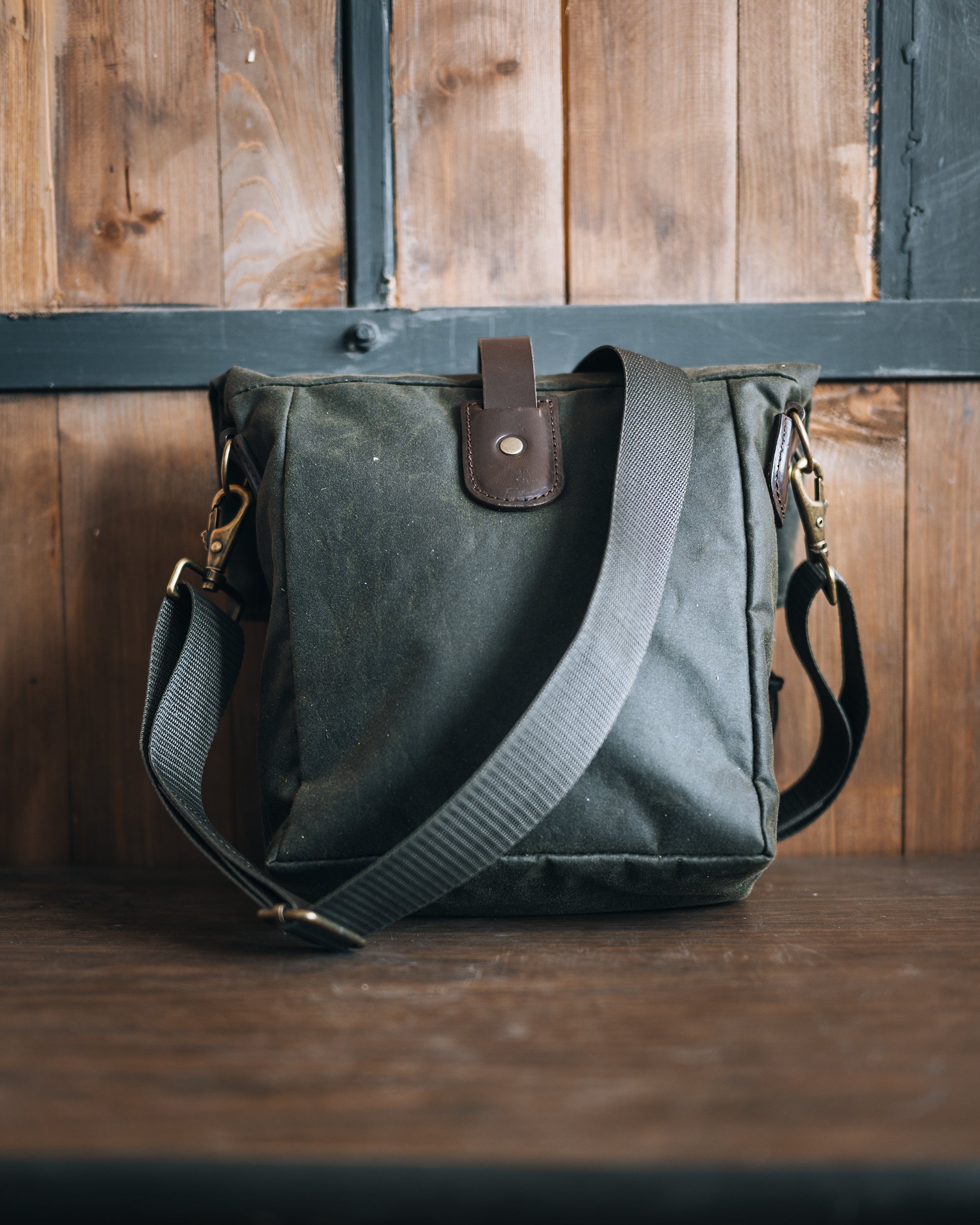 Waxed Canvas Oilskin Satchel