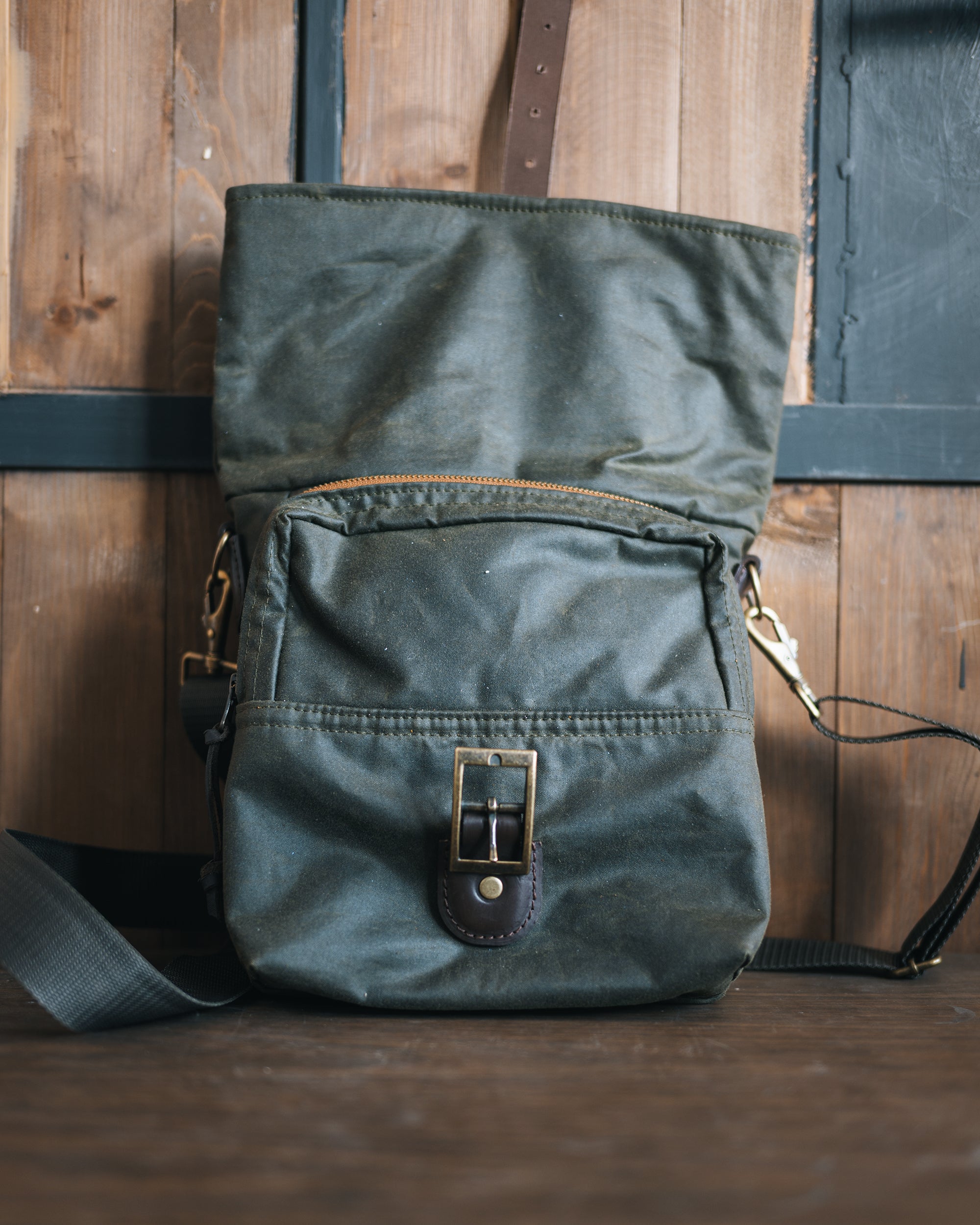 Waxed Canvas Oilskin Satchel