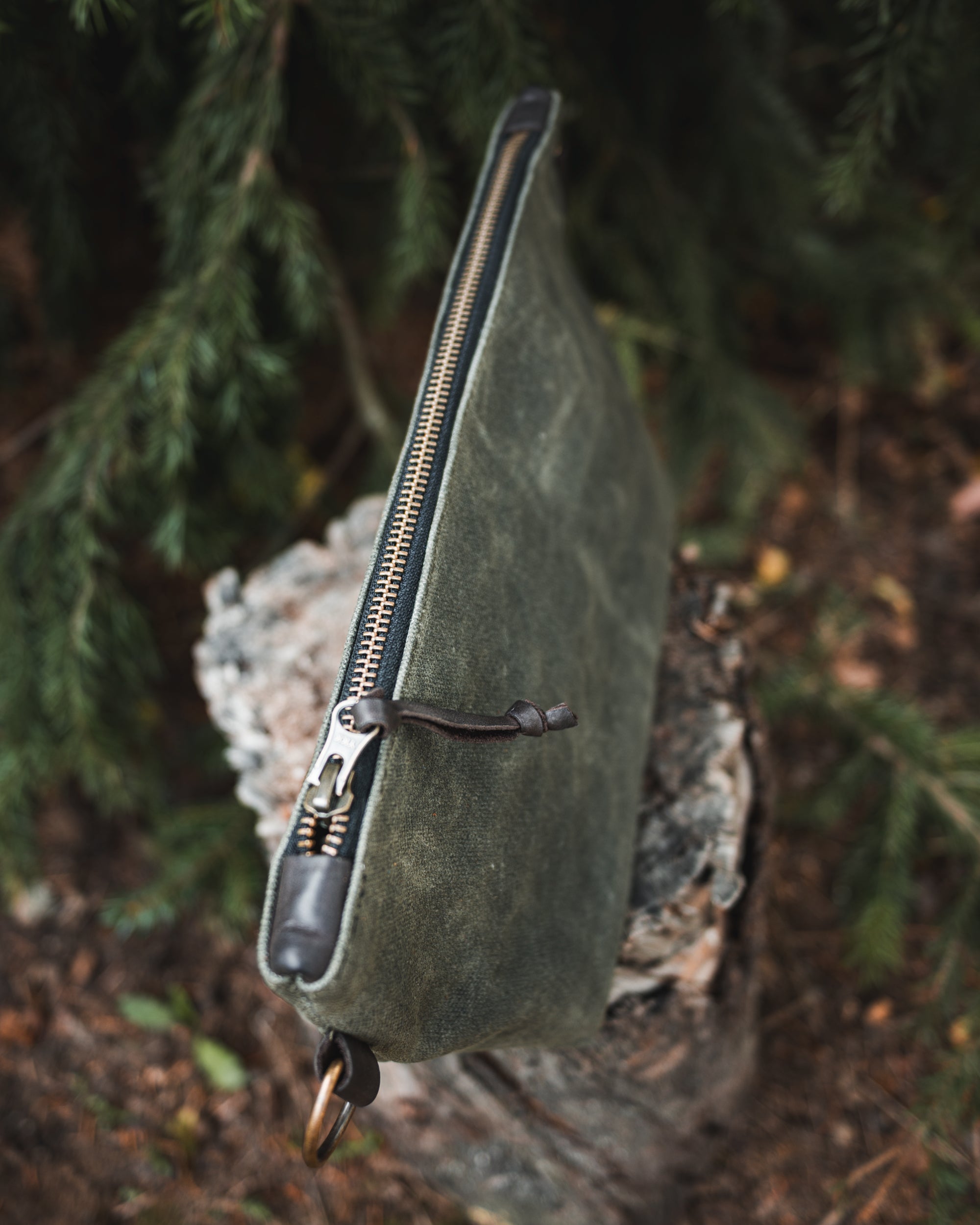 Waxed Canvas Accessory Bag
