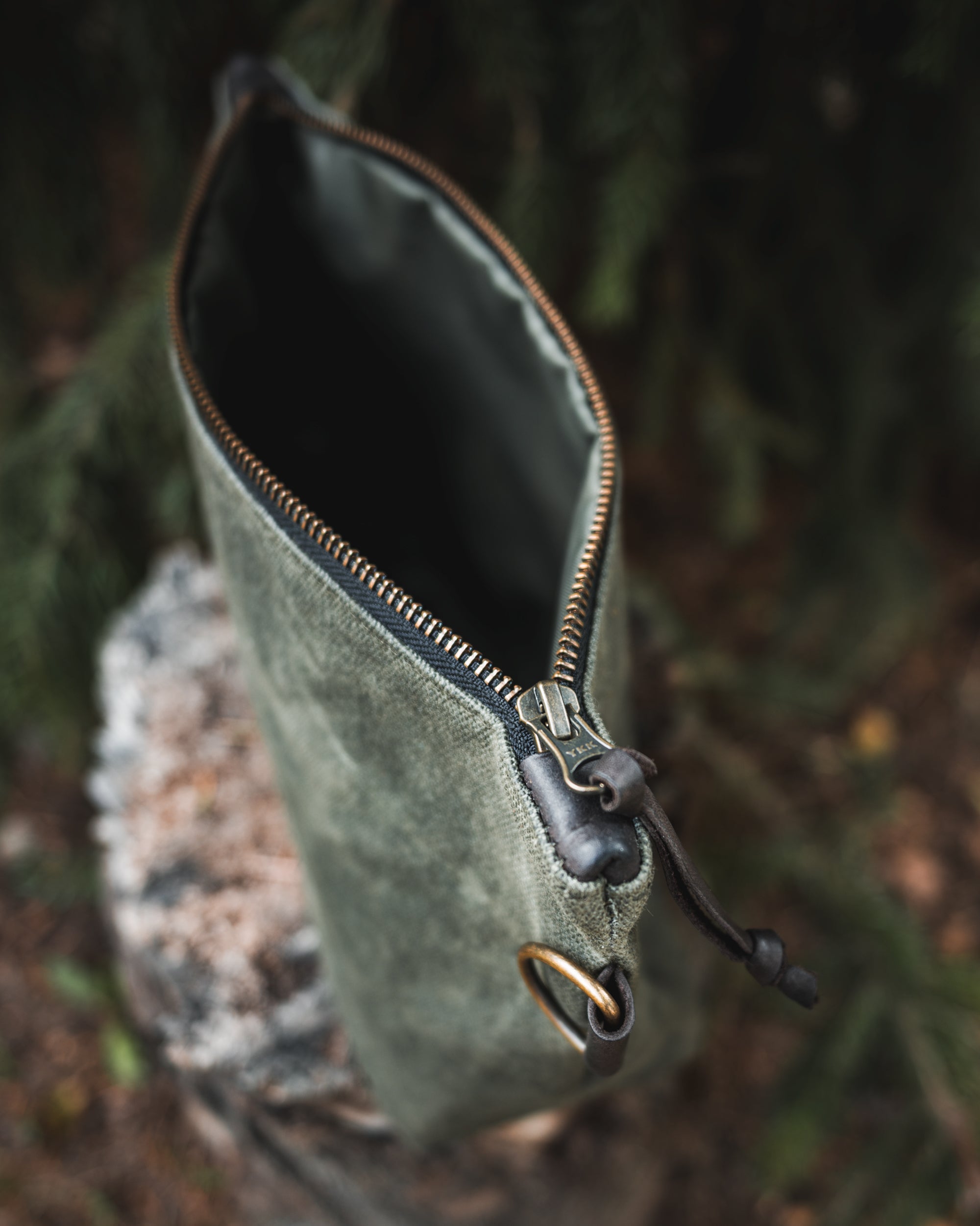 Waxed Canvas Accessory Bag