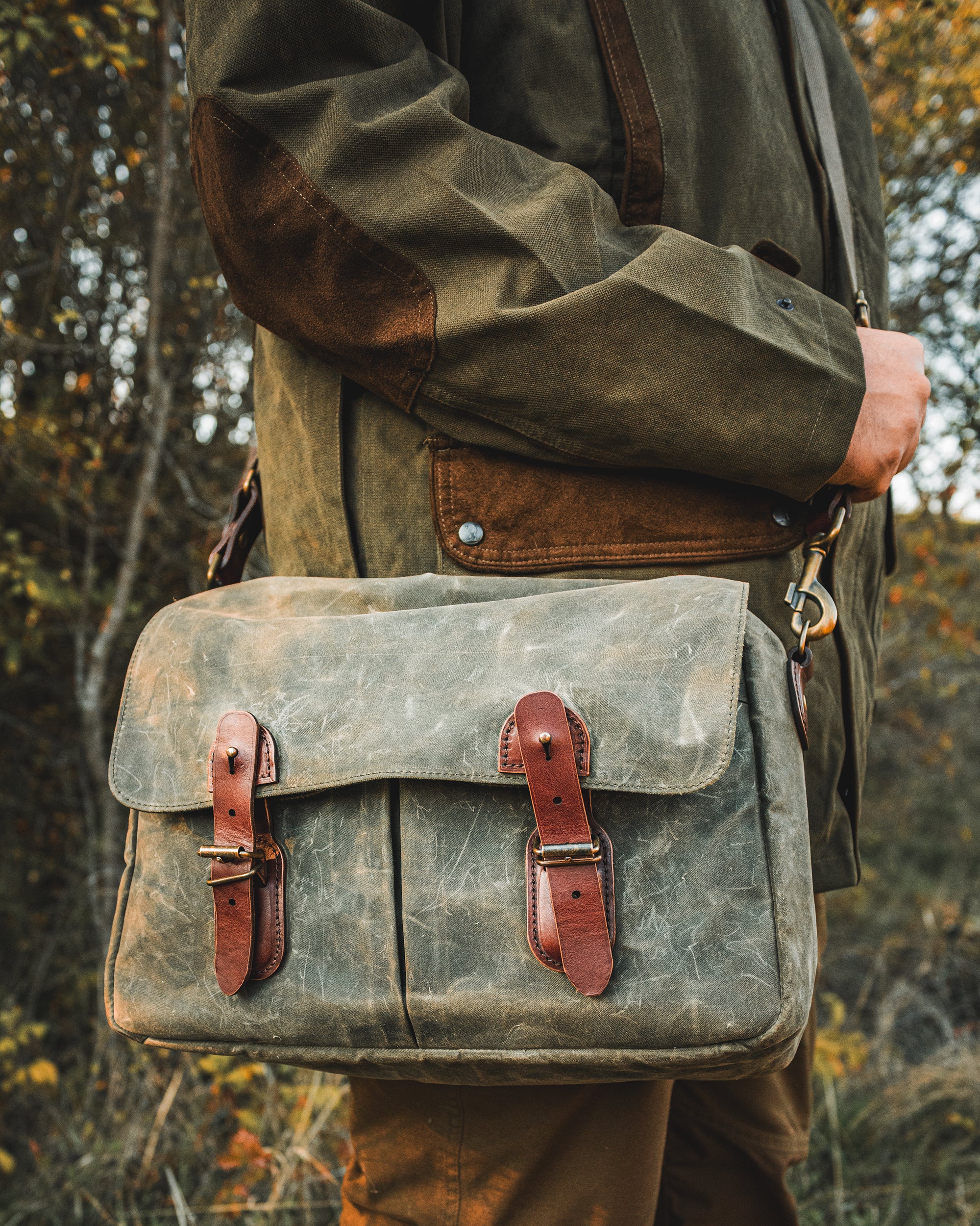 Waxed Canvas Field Bag