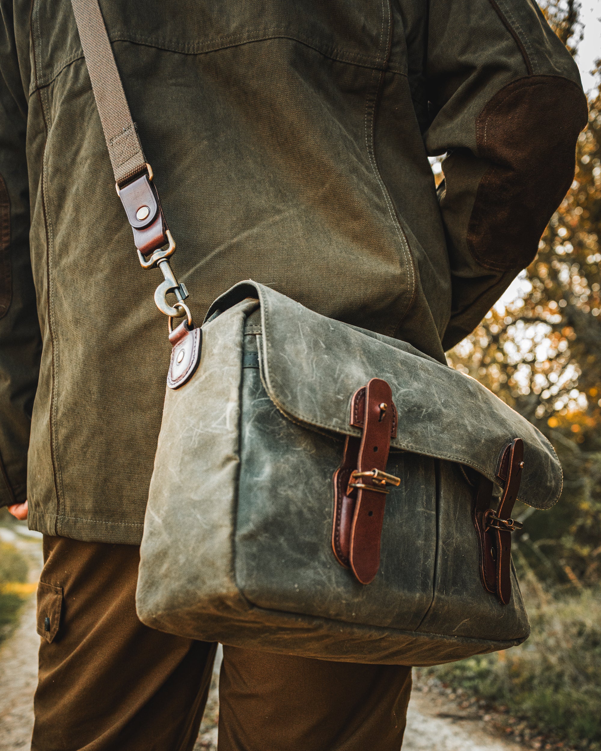 Waxed Canvas Field Bag