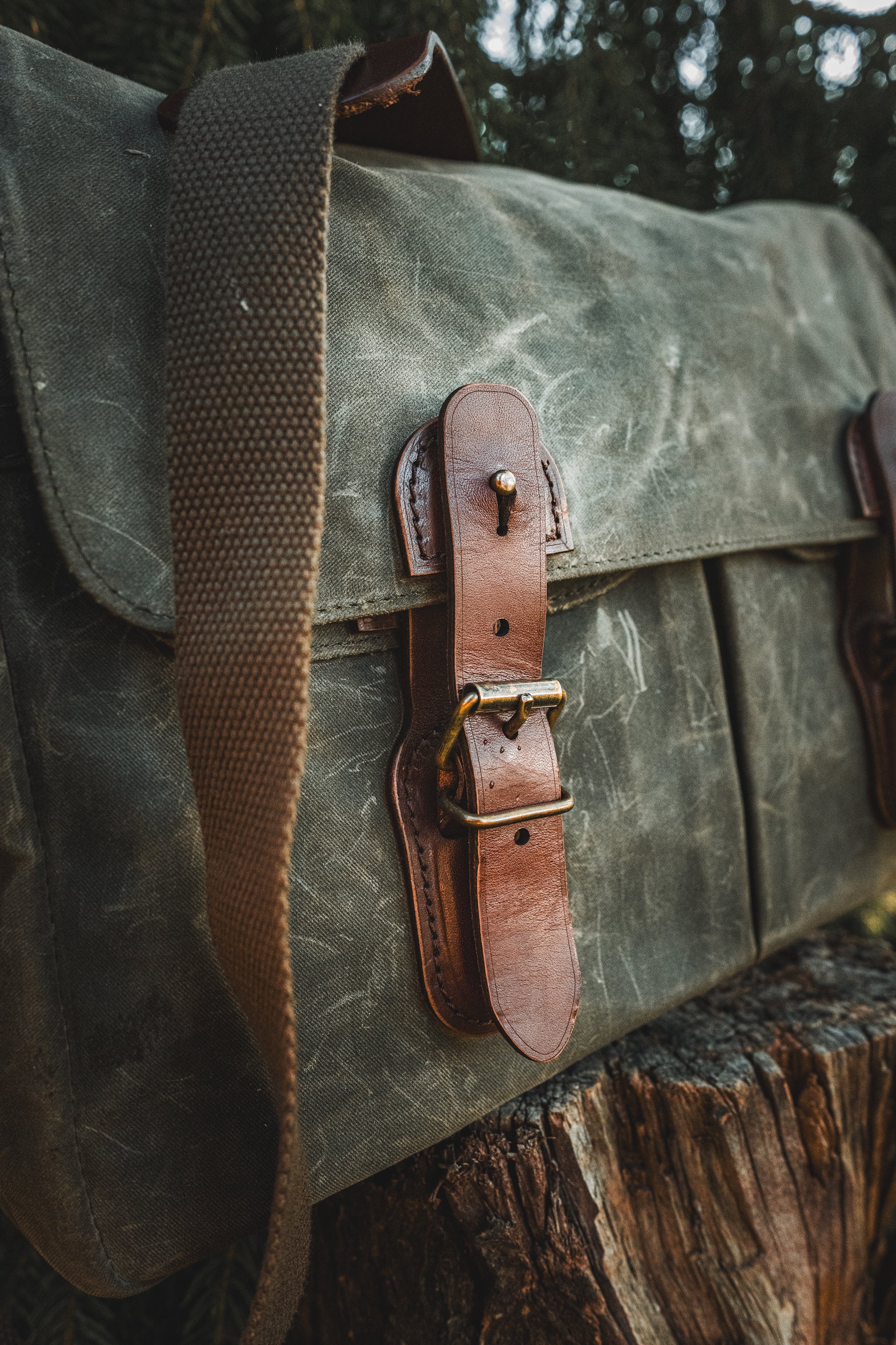 Waxed Canvas Field Bag