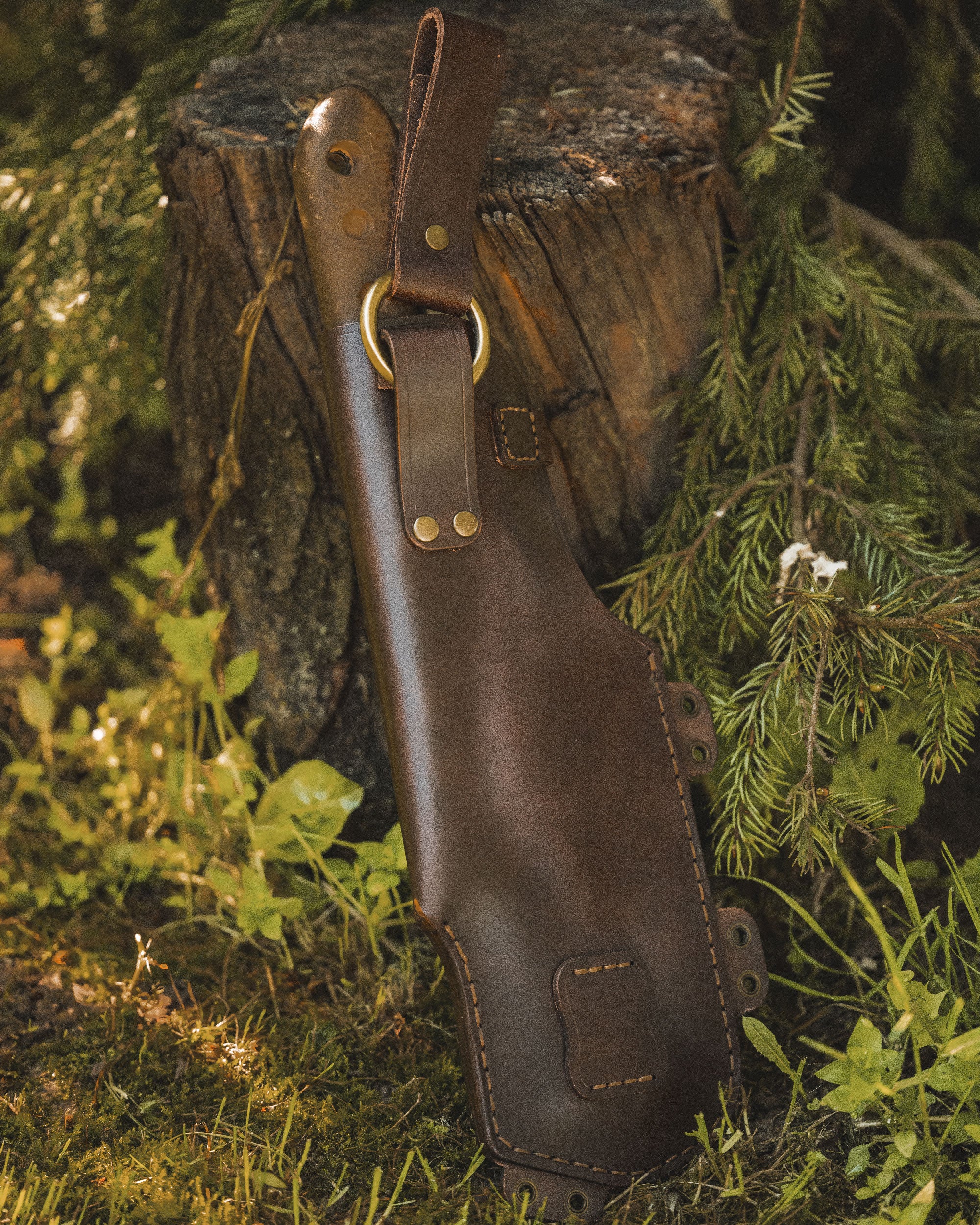 Bushcraft Leather Sheath for Silky BigBoy 2000