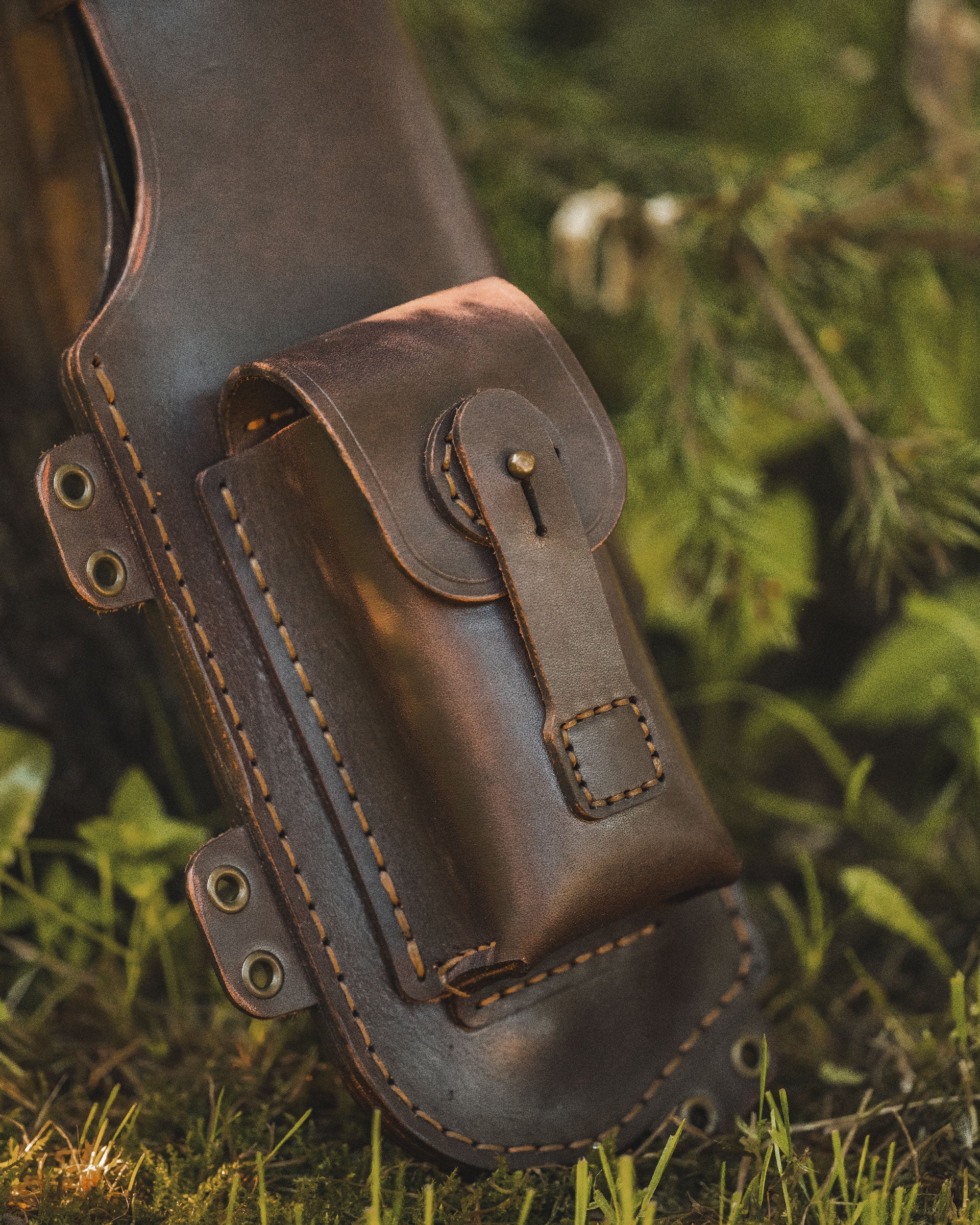 Bushcraft Leather Sheath for Silky BigBoy 2000