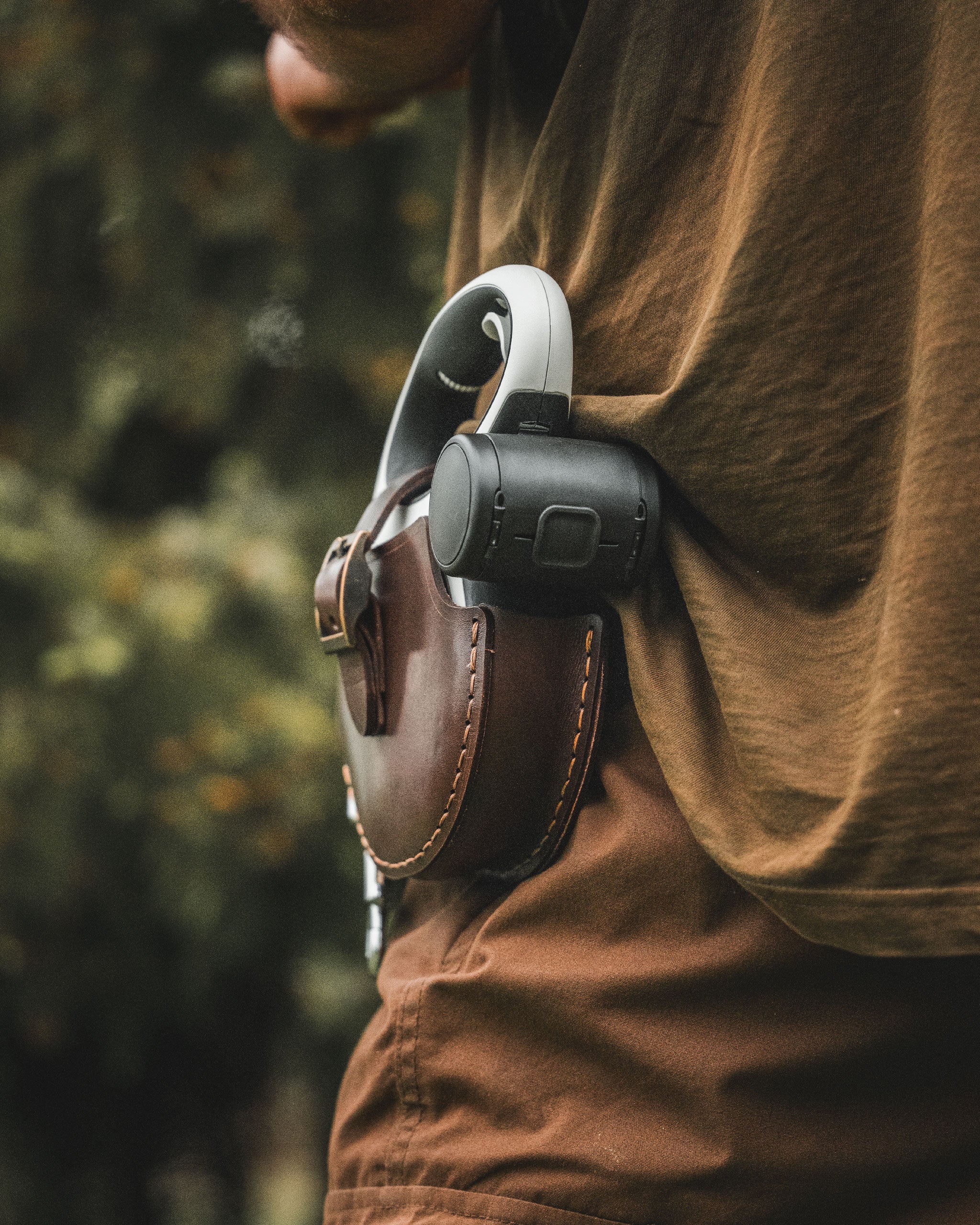Leather Holster for Flexi Comfort L 8m Dog Lead