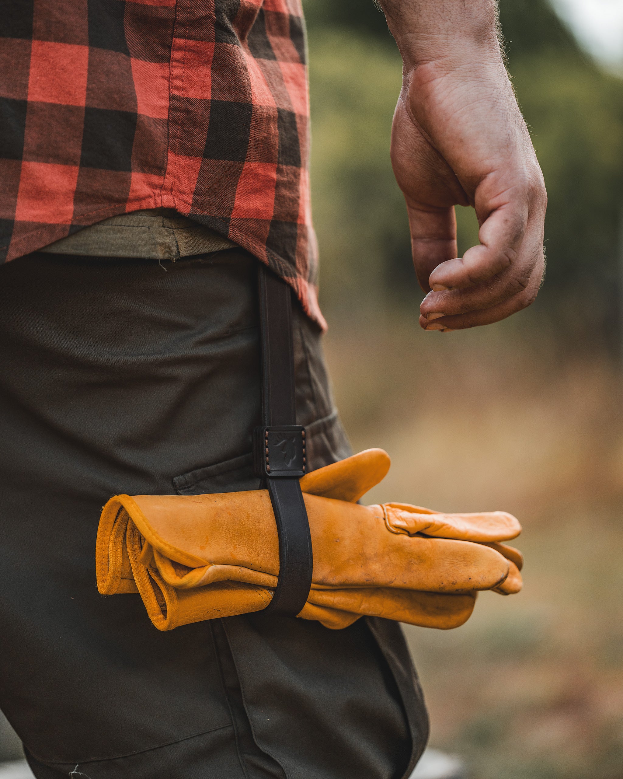 Leather Gloves Holder