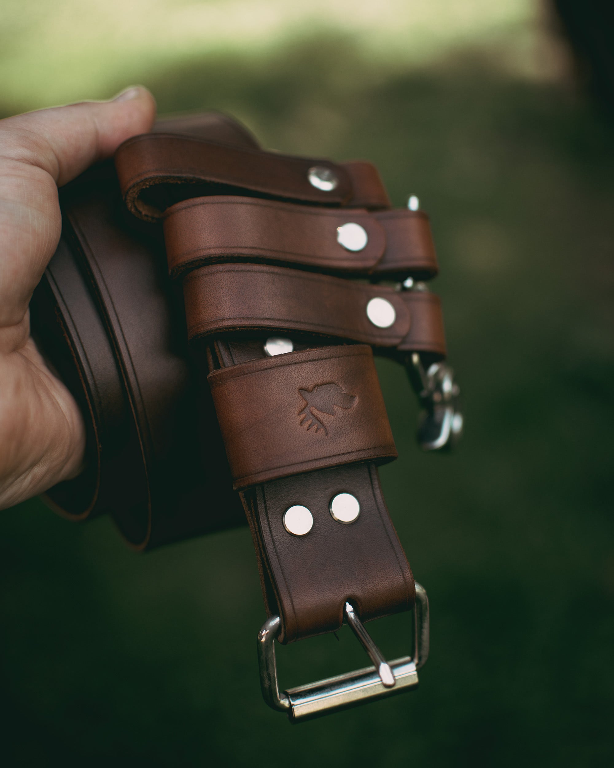 Leather Handmade Bushcraft Utility Belts